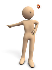 憤慨して退場を求めるキャラキター