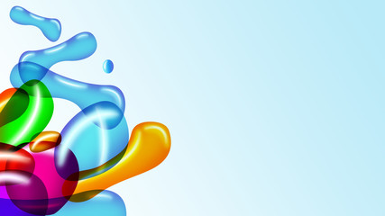 Abstract liquid theme background