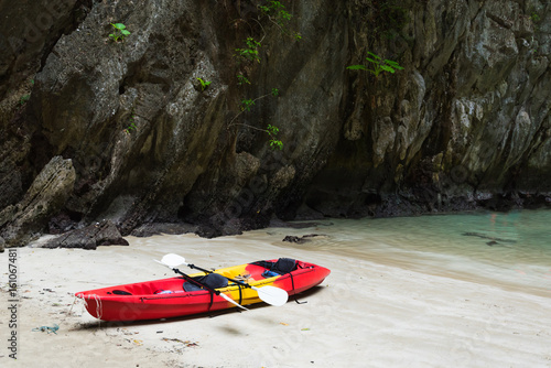 Travel Kayaks Inside Emerald Cave Koh Muk Trang Thailand Wall Mural Warut