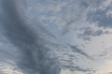 Evening sky, cloudscape