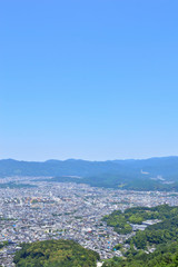 大文字山から見た京都市風景