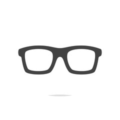 Fototapeta premium Eye glasses icon vector
