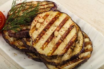 Grilled eggplant