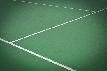 green tennis court surface