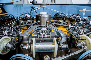 Coil with coiled wire.