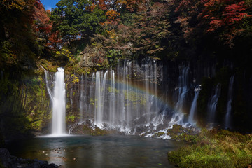 秋の白糸の滝