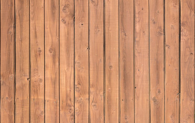 Wood fence, vertical wood planks