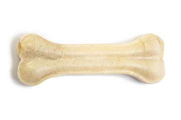 dog chew bones isolated on white background