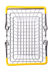 Shopping basket isolated on white background