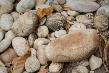 river stones background
