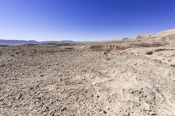 Landscape of the desert in Israel