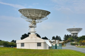 Les radars du site des télécoms de Pleumeur-Bodou