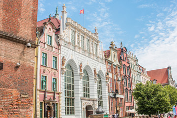 Fototapeta premium Danziger Artushof (Dwór Artusa) Gdańsk (Danzig) pomorskie (Pommern) Polska (Polen)