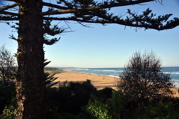 Coila beach at Tuross Head. Tuross Head is a seaside village on the south coast of New South Wales Australia.