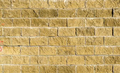 Old red brick wall texture background