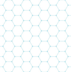 geometric hexagon minimal grid graphic pattern background
