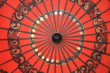Myanmar traditional paper umbrella