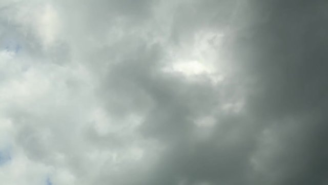Time lapse of dark clouds