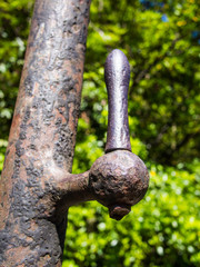 Rusted Metal Lever