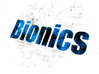 Science concept: Bionics on Digital background