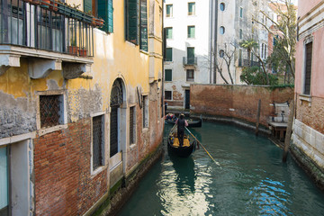 Fototapeta na wymiar La Gongola di Venezia