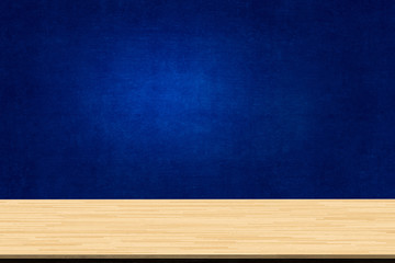 Abstract wooden table texture and chalk rubbed out on blackboard, for graphic add product,Education concept.