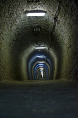 Salt mine tunnel