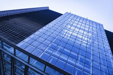 Fototapeta na wymiar Office building in detail - business area concept
