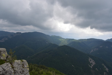 Fototapeta premium Belintash - ancient sanctuary, stellar map and cult site of the Thracian tribe Bessi dedicated to the god Sabazios - Dionysus, located high in Rhodope mountain, Bulgaria, Eastern Europe