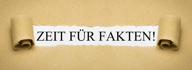 Zeit für Fakten!