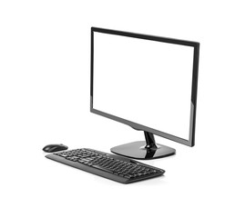 Fototapeta premium Desktop computer isolated.