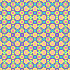 Seamless colorful multicolored pattern from round elements. Patterns for edible icing sheets for covering cakes. Abstract background.