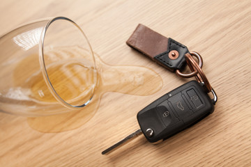 Drunk driving concept