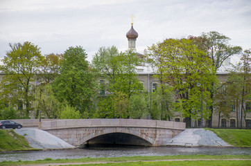 Beautiful landscape of the city. Petersburg
