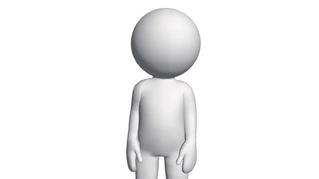 3D cartoon character agree chat talking,comics people.