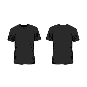Schwarzes Männer T-Shirt