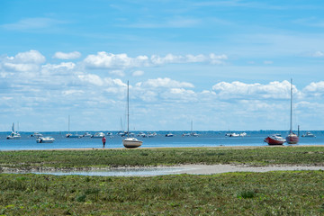 BASSIN D'ARCACHON (France), vue sur la baie