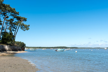 BASSIN D'ARCACHON (France), vue sur la baie