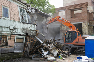 Demolition of old housing