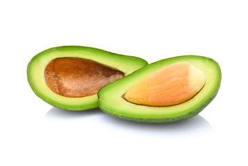 Avocado isolated on white background