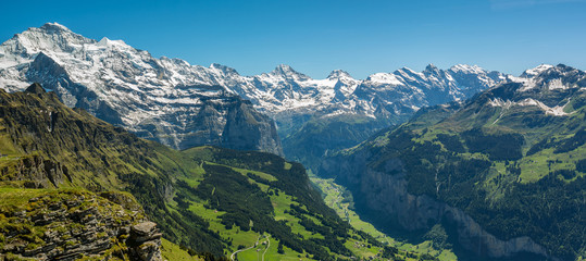 Alpes bernoises en Suisse