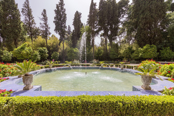 Jnan Sbil (Bou Jeloud Gardens), ancient city Royal park near old Medina in Fez.