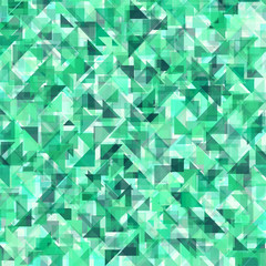 Vector seamless pattern with the image of the texture and color palette of emerald for your design.