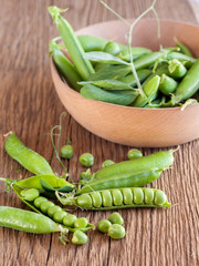 Fresh green pea