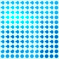 abstraction on white background circling chaotically in a circle