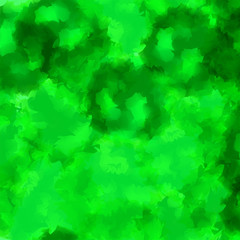 Green watercolor texture background. Memorable abstract green watercolor texture pattern. Expressive messy vector illustration.