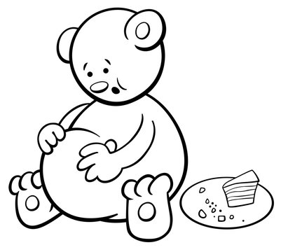 recommend clip art: bear cartoon coloring book