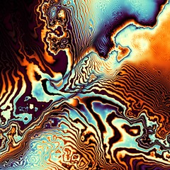 Wavy pattern background. Abstract squared texture fractal image.