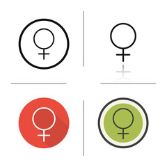 Women gender symbol icon