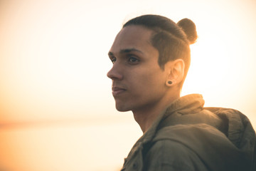 Young Man looking in the Distance